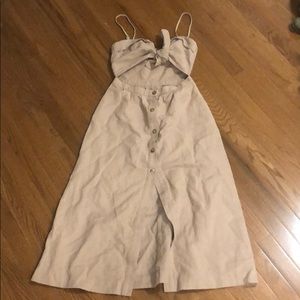 Reformation peak mid riff dress